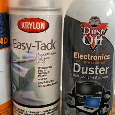 Almost Full Duster Spray, Easy Tack, and Spray Adhesive