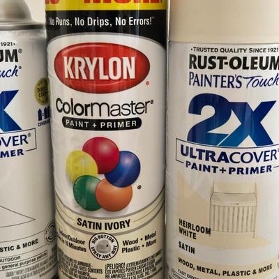 (3) Cans of Spray Paint