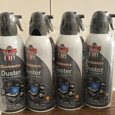(4) New In the Package Duster Sprays
