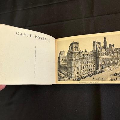 Vintage Paris Postcards, Decanter and Tin