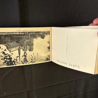 Vintage Paris Postcards, Decanter and Tin