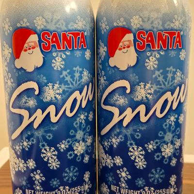 (2) Cans of Spray Snow