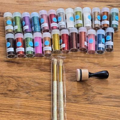 Martha Stewart Glitter Collection, Brushes and Tamper