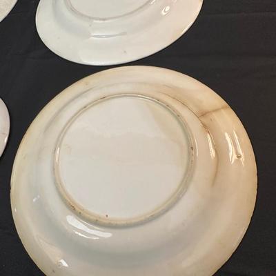 Antique Blue Willow Plates by RC Union and Homer Laughlin