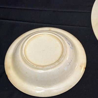 Antique Blue Willow Plates by RC Union and Homer Laughlin