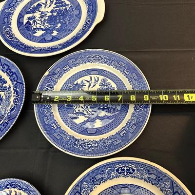 Antique Blue Willow Plates by RC Union and Homer Laughlin