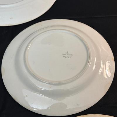 Antique Blue Willow Plates by RC Union and Homer Laughlin