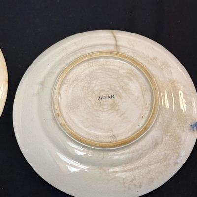 Antique Blue Willow Plates by RC Union and Homer Laughlin