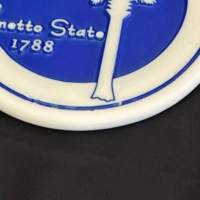 South Carolina, Palmetto State Emblem Plates, Napkins and More