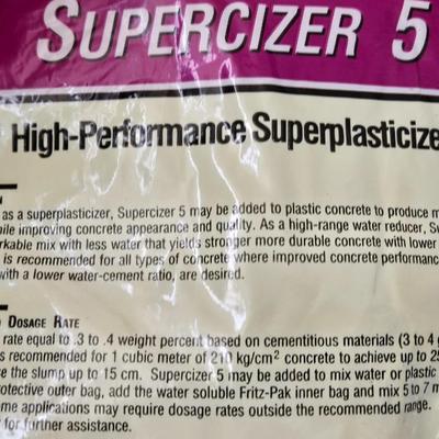 New in the Package Superplastcizer