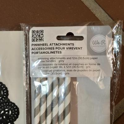 Art Making Lot - Dollies, Ribbon, Pinwheel Kit