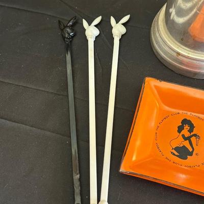 Vintage Playboy Stein, Trinket Dish and Tassels