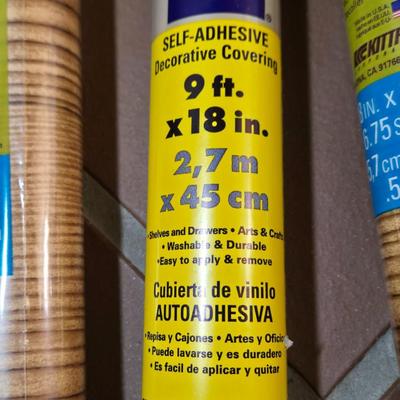 (3) Rolls of Wood Design Laminate