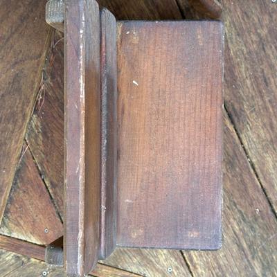 Vintage Miniature School Wooden Benches and Bell