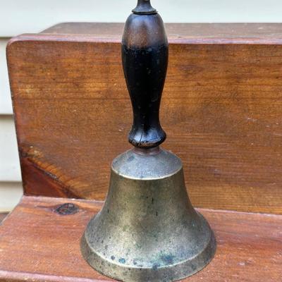 Vintage Miniature School Wooden Benches and Bell