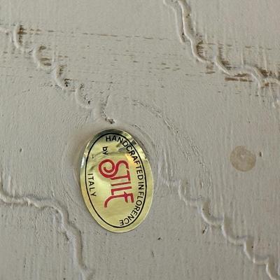 Vintage Hand Painted Toleware Plates and Stile Florentine Plate