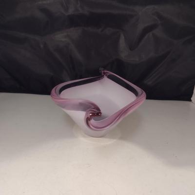 Art Glass Centerpiece Bowl - Approx 13" x 7" (DR)