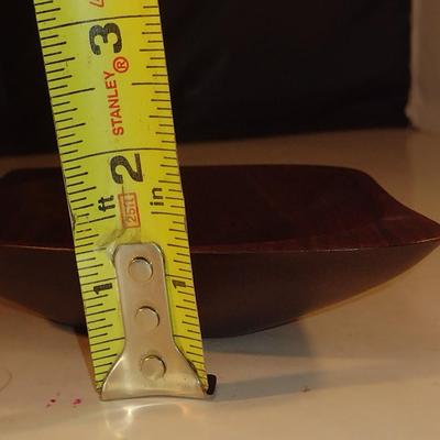 Carved Wooden Bowl- Approx 8 1/2" x 6"