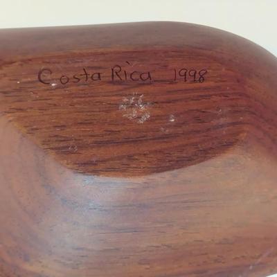 Carved Wooden Bowl- Approx 8 1/2" x 6"