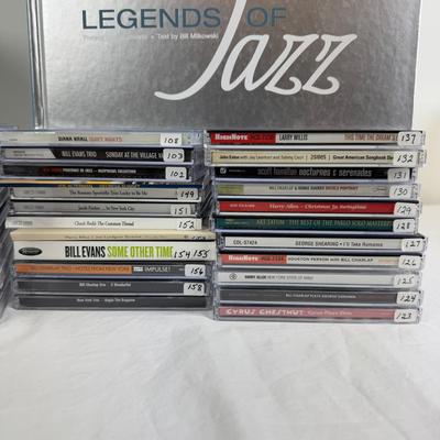1073 Lot of Jazz CD's & Books