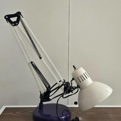 Adjustable White Desk Lamp