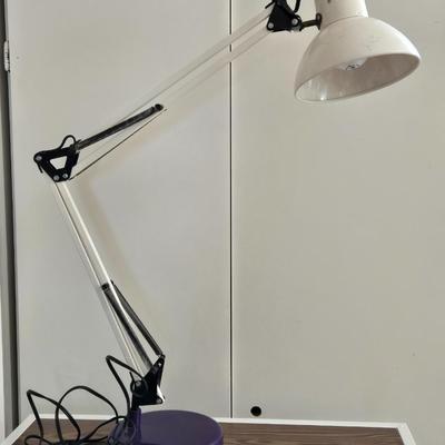 Adjustable White Desk Lamp