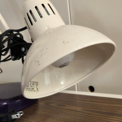 Adjustable White Desk Lamp