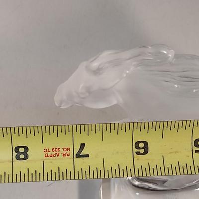 Sevres France Cristal Horse Design Figurine- Approx 5 1/2" Tall