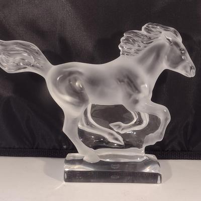 Sevres France Cristal Horse Design Figurine- Approx 5 1/2" Tall