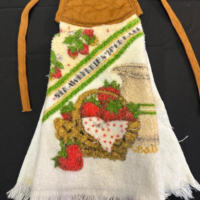 Vintage Aprons and Antique Handmade Potholders