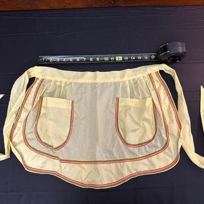 Vintage Aprons and Antique Handmade Potholders