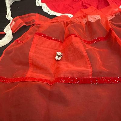 Vintage Aprons and Antique Handmade Potholders