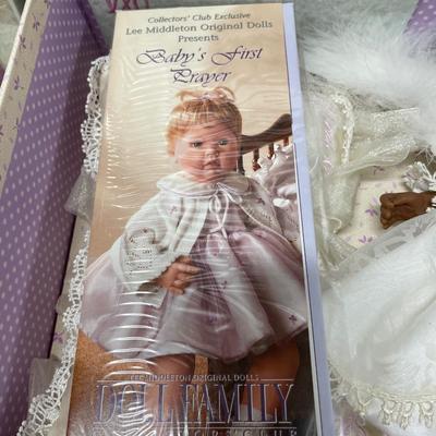 Handmade photo album, trinket box and Baby’s First Prayer doll