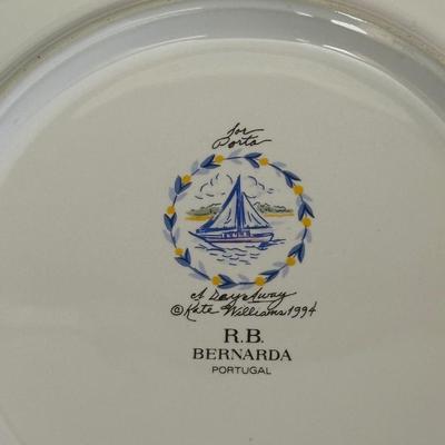 Fitz and Floyd Fox Napkin Rings and Canapé Knives, Decorative Plates and Napkins