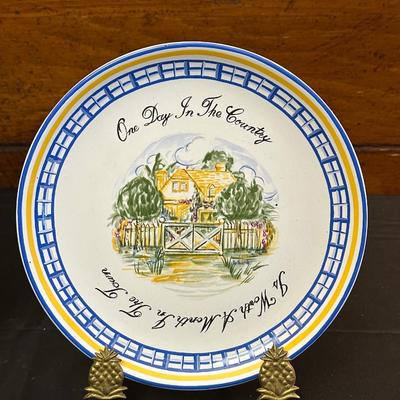 Fitz and Floyd Fox Napkin Rings and Canapé Knives, Decorative Plates and Napkins