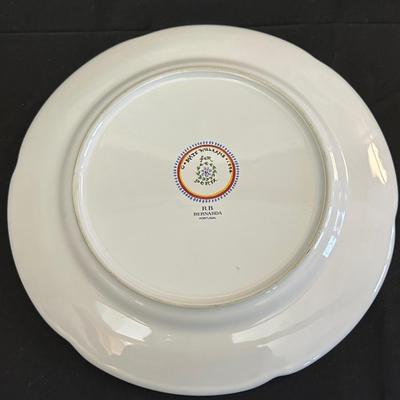 Fitz and Floyd Fox Napkin Rings and Canapé Knives, Decorative Plates and Napkins