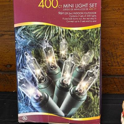 Lot of Christmas Decor including Snowman plates, Vintage Holly Berry Food Runners, Avon Santa Town Reindeer Lodge and More!