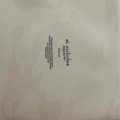 Lot of Christmas Decor including Snowman plates, Vintage Holly Berry Food Runners, Avon Santa Town Reindeer Lodge and More!