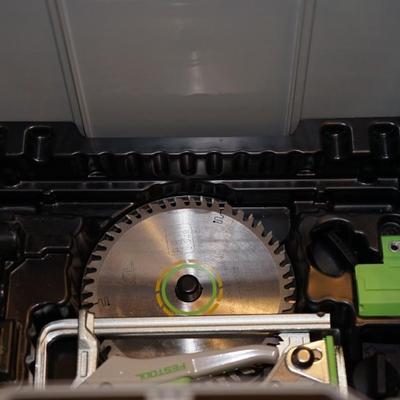 FESTOOL CIRCULAR TRACK PLUNGE SAW TS55 /575 387 PLUS/W HEPA VACUME