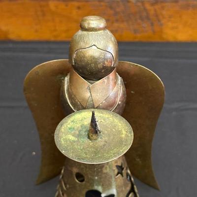 Lot of Christmas Decor including Vintage Red Table Cloth, Hand Knitted Pillow and More!