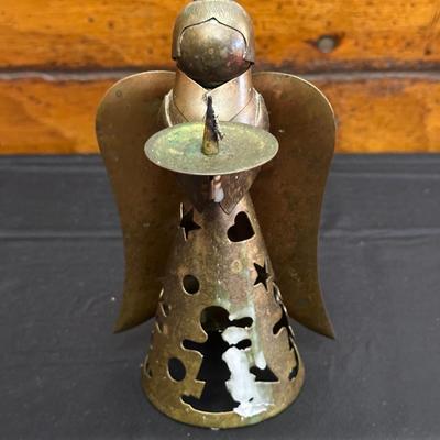 Lot of Christmas Decor including Vintage Red Table Cloth, Hand Knitted Pillow and More!