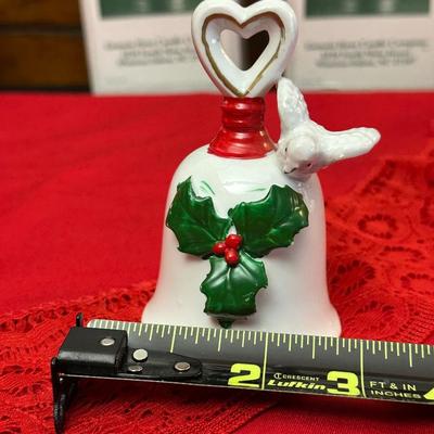 Lot of Christmas Decor including Vintage Red Table Cloth, Hand Knitted Pillow and More!