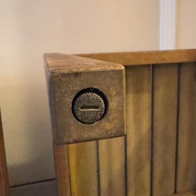 Crate & Barrel Set of Two Matching Teak Side Tables (BD-DZ)