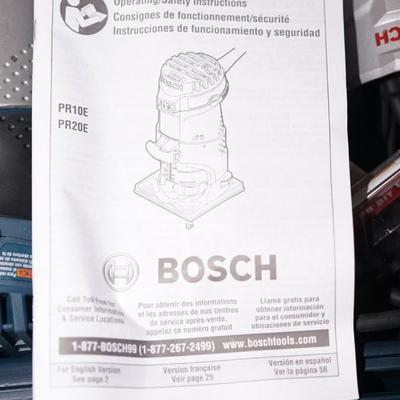 BOSCH VARIABLE SPEED PALM ROUTER KIT 1.25HP /WITH CASE