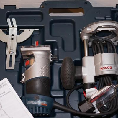 BOSCH VARIABLE SPEED PALM ROUTER KIT 1.25HP /WITH CASE
