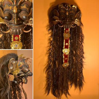 Rangda Balinese Ceremonial Mask (LR-RG)
