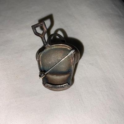 1990’s Tiffany and Company Sterling Silver Bucket Pin