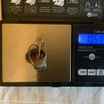 1990’s Tiffany and Company Sterling Silver Bucket Pin