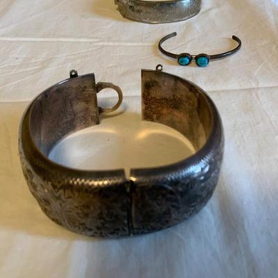 Lot of 2 silver Bracelets