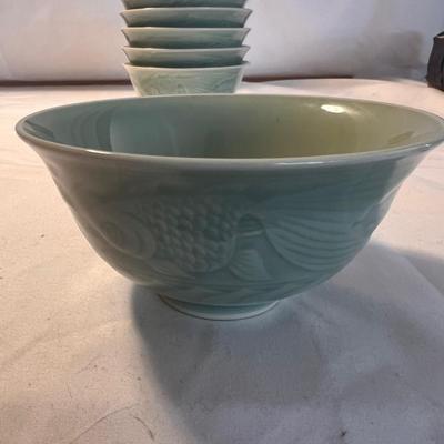 Celadon ‘Koi Fishbowl’ Dishes & More (LR-RG)
